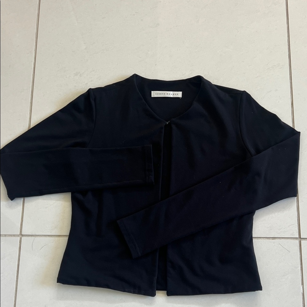 Susana Monaco Charcoal Long Sleeve Top